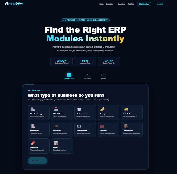 Afrixh team collaborating in office