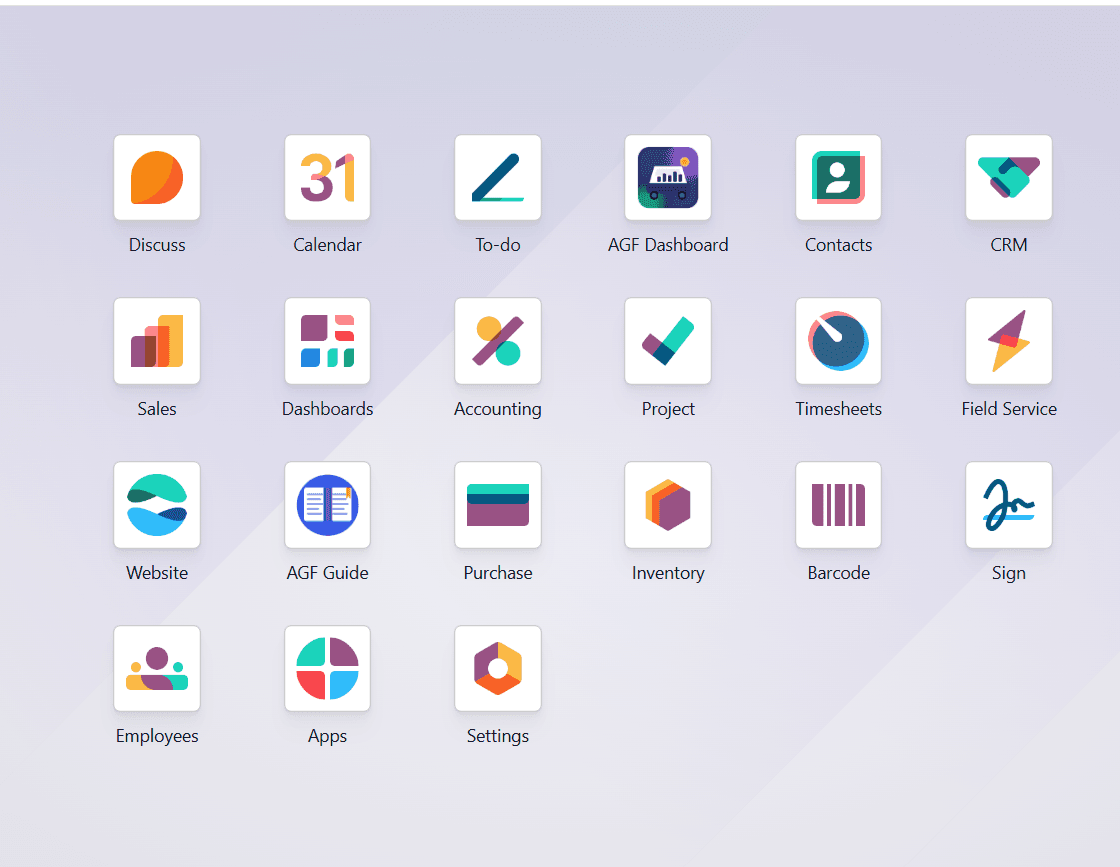 Odoo apps deployed for Auto Glass Force